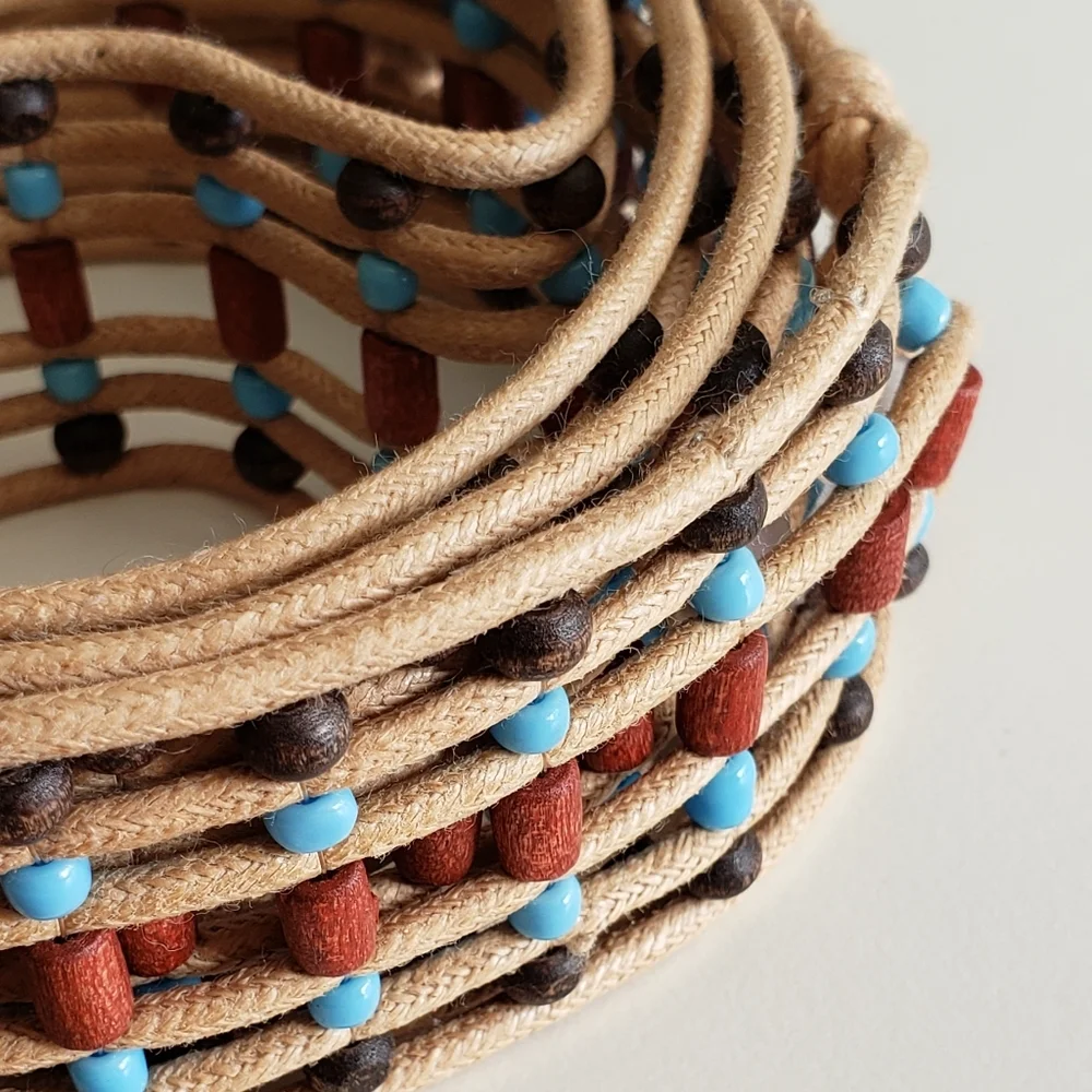 Boho macrame beaded - Picture 2 of 8